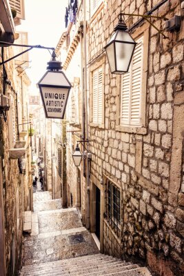 Treppe und Gassen in Dubrovnik