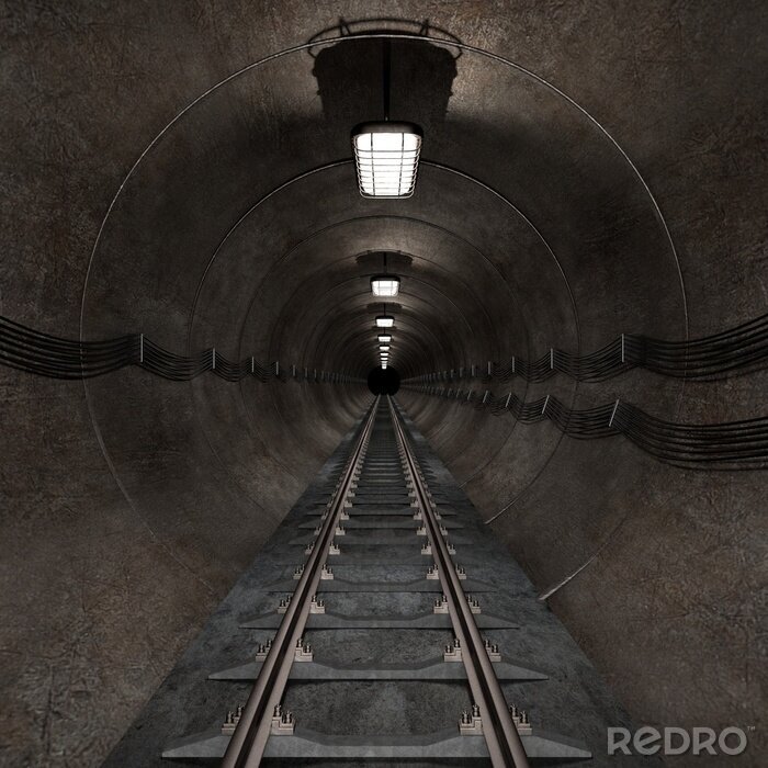 Bild Tunnel 3D der U-Bahn