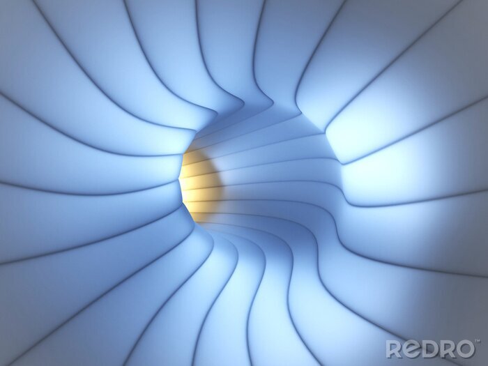 Bild Tunnel 3D mit Linien