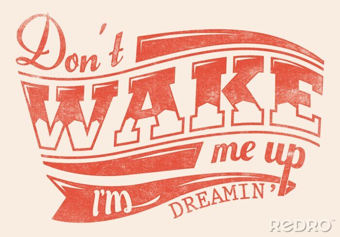 Bild Typografische Retro-Beschriftung