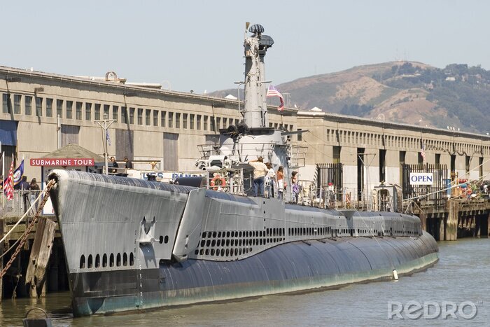 Bild U-Boot von der Seite gesehen