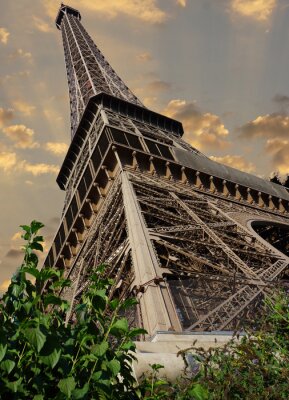 Bild Ungewöhnlicher Blick auf Eiffelturm
