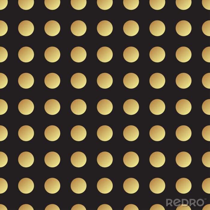 Bild Universal Vektor schwarz und gold nahtlose Muster, Fliesen.