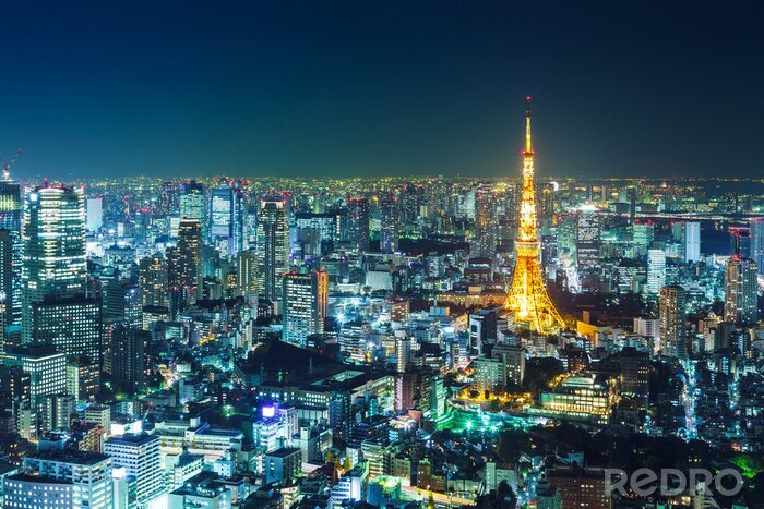 Bild Unmenge von Wolkenkratzern in Japan