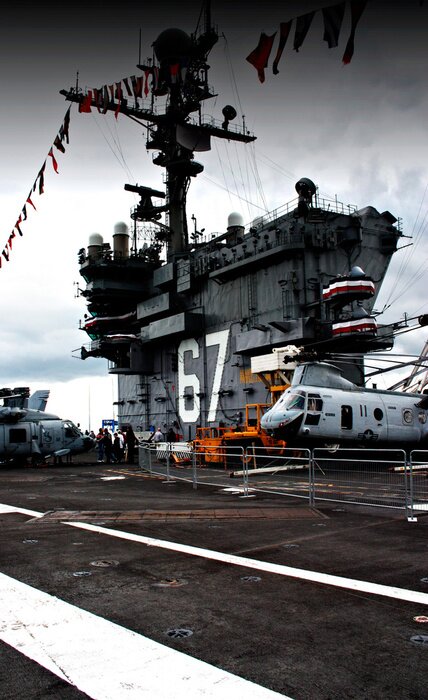 Bild USS-Flugzeugträger John F. Kennedy und Flugzeuge