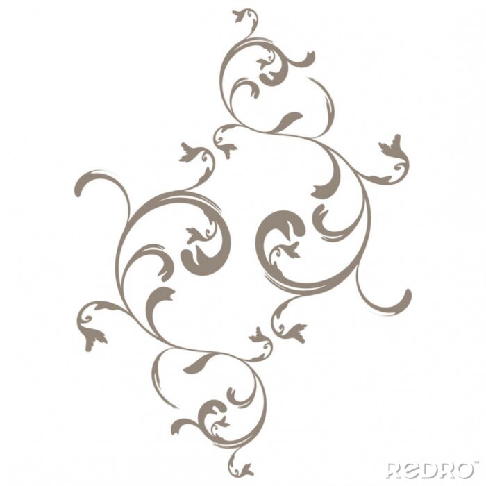 Bild Vector Serie - Blume Arabeske