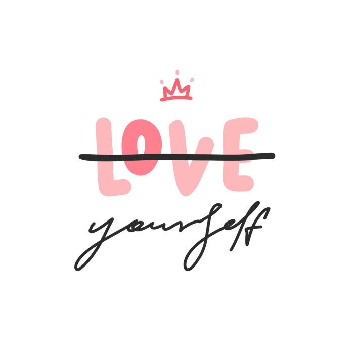 Bild Vektor-Typografie mit Illustration einer Krone