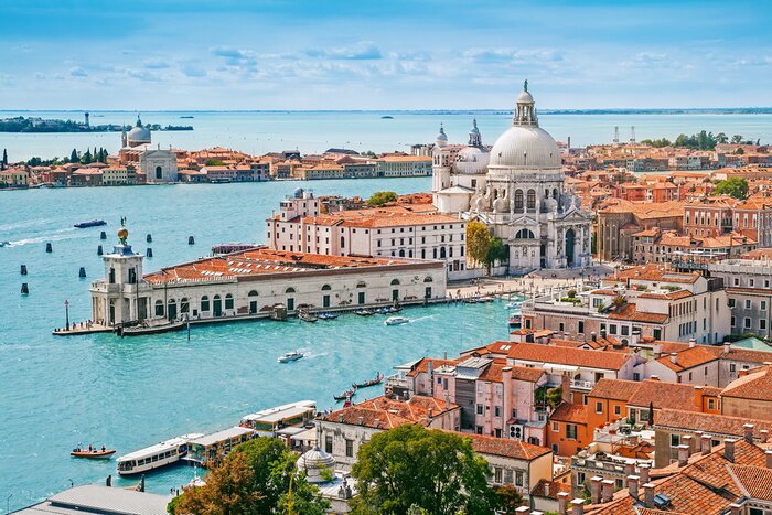 Bild Venedig Italien Panorama aus Vogelperspektive