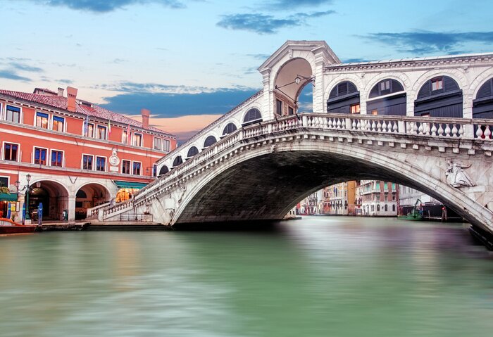 Bild Venedig Italien Rialtobrücke