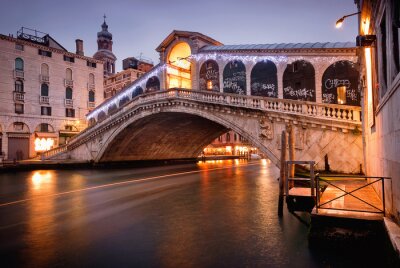 Bild Venezianische Architektur mit Rialto-Brücke