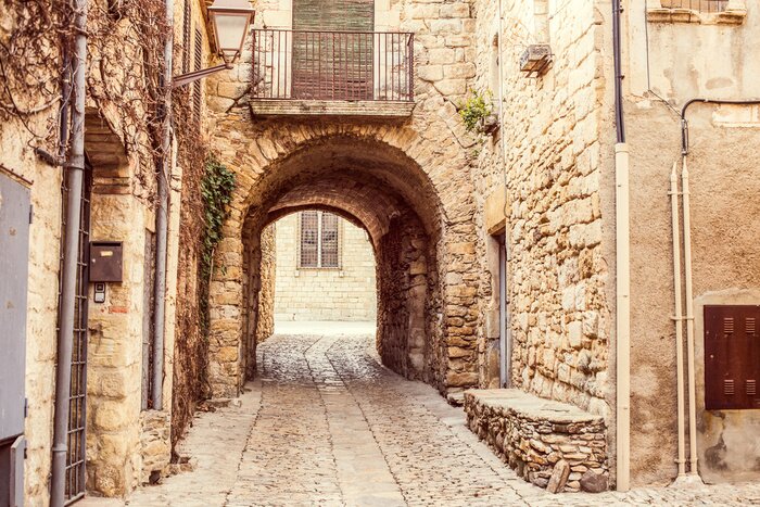 Bild Verlassene historische Straße