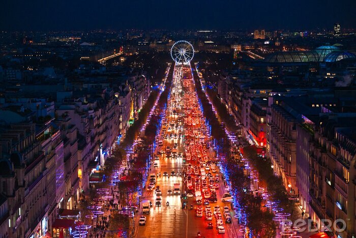 Bild Verstopfte Straße in Paris