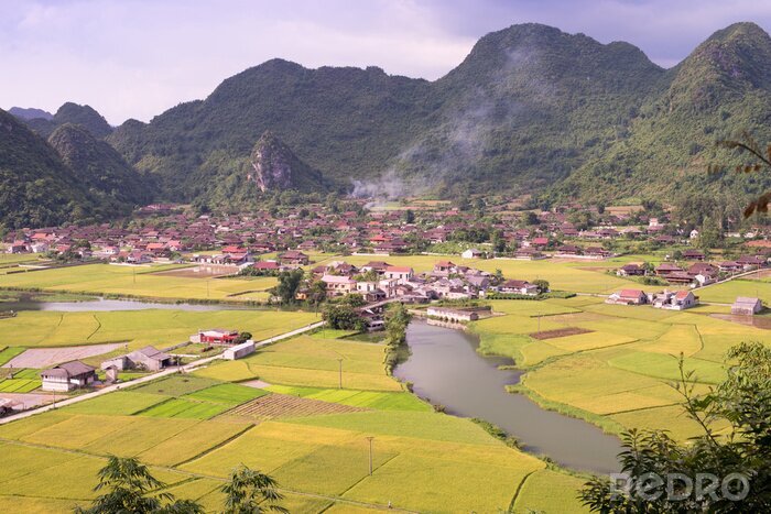 Bild Vietnamesische Bac-Son-Tal in Asien