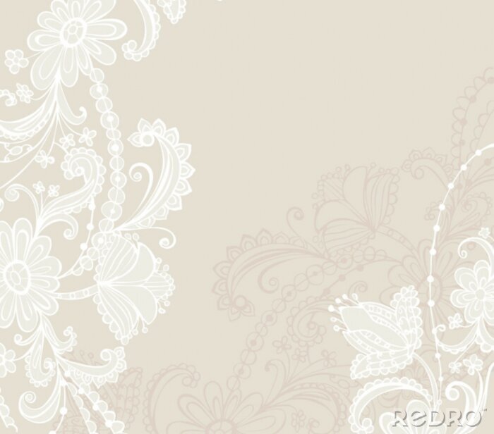 Bild vintage floral background