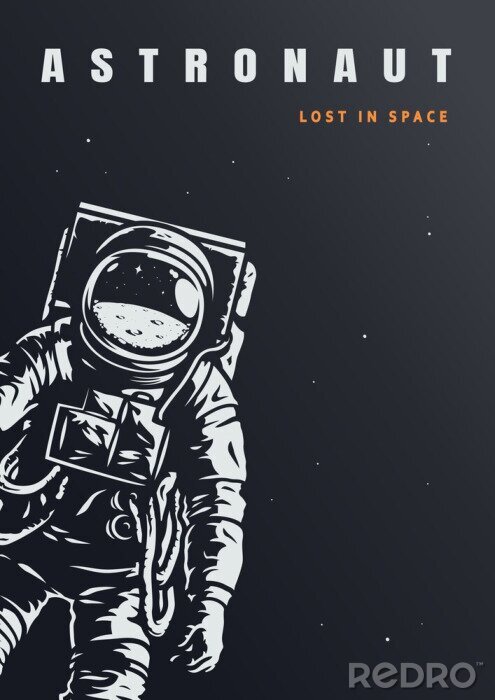 Bild Vintage galaxy poster