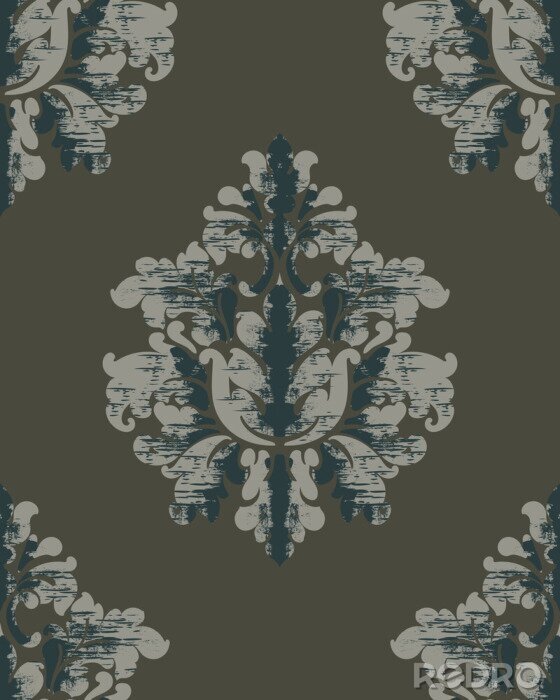 Bild Vintage pattern. Classic royal background. Damask wallpaper