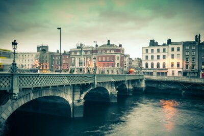 Bild Vintage Stadt Dublin