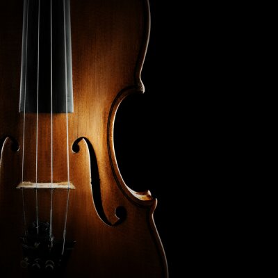 Violin-Detail Instrument aus nächster Nähe