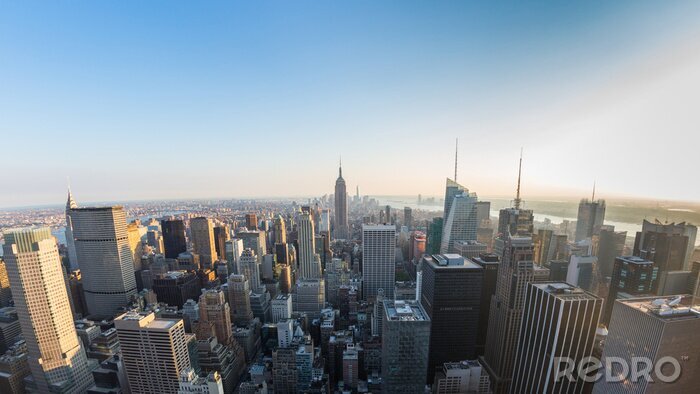 Bild Vogelperspektive von New York City