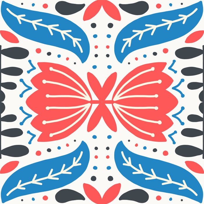 Bild Volkstümliches Thema im skandinavischen Stil