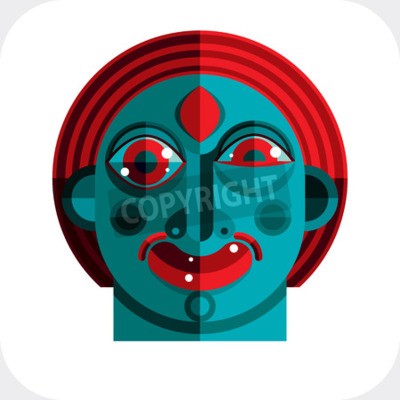 Bild Vom Kubismus inspiriertes Porträt