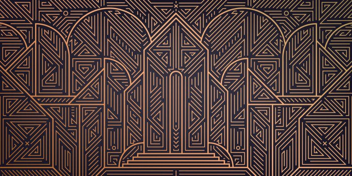 Bild Von Gatsby inspirierte Geometrie