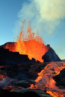 Bild Vulkaneruption als Natur