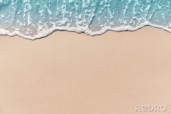 Bild Weiche Wellen am Sandstrand