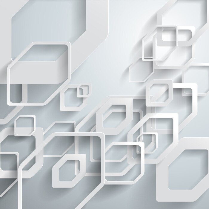 Bild Weiß-graue Mauer 3D