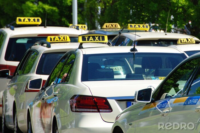 Bild Weiße Taxis