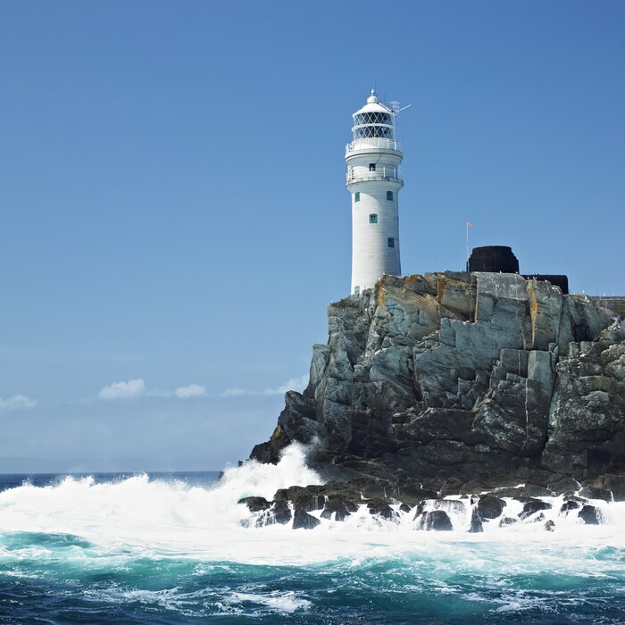 Bild Weißer Leuchtturm in Irland
