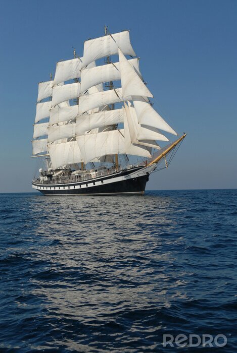 Bild Weißes Segelschiff