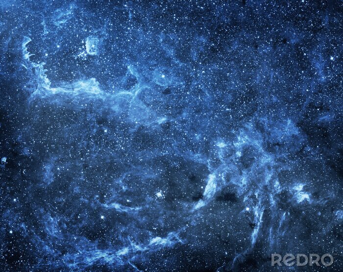 Bild Weltraum Nebel und Sterne