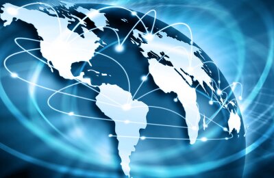Weltweite Internetverbindungen