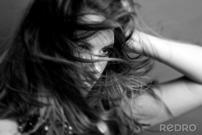 Bild Wildes Haar einer Frau