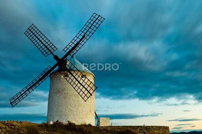 Bild Windmühle und blauer Himmel