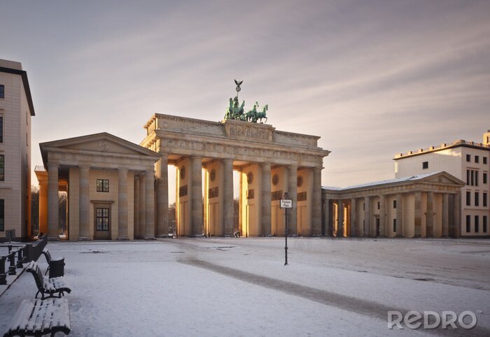 Bild Winter Brandenburger Tor