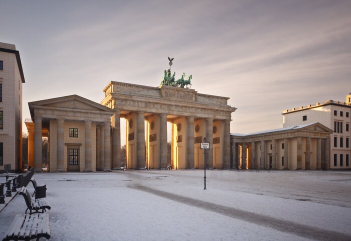 Bild Winter Brandenburger Tor