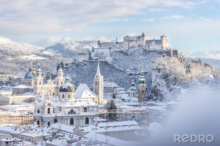 Bild Winterpanorama von Salzburg