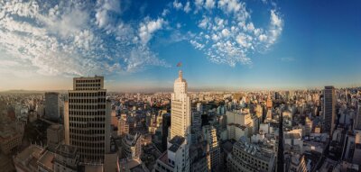 Bild Wolkenkratzer Panorama der Stadt