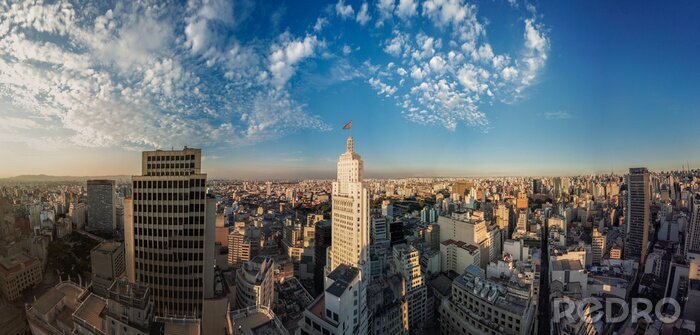 Bild Wolkenkratzer Panorama der Stadt