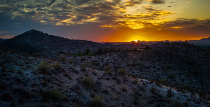 Bild Wüste bei Nacht gesehen