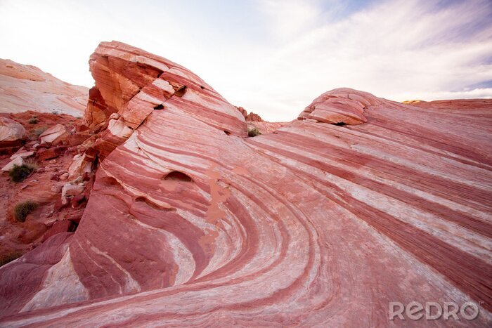 Bild Wüste in Sonnenstrahlen in Nevada