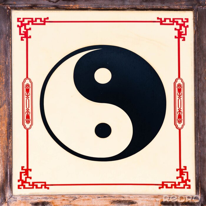 Bild Yin Yang Feng Shui Symbole