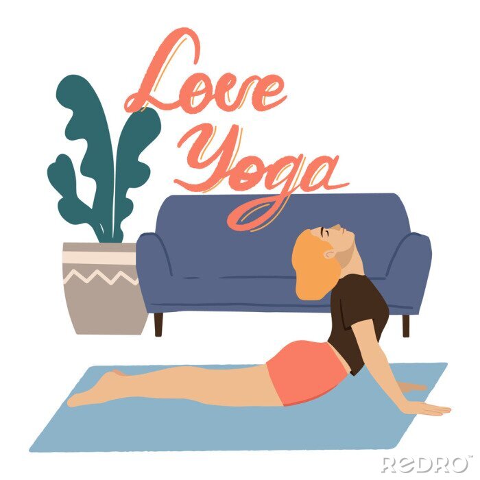 Bild Yoga poses vector