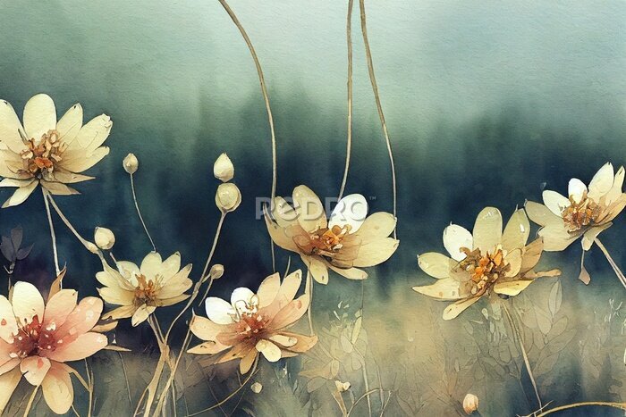 Bild Zarte Herbstblumen