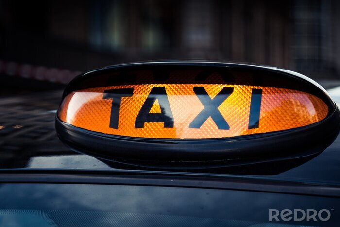 Bild Zeichen des Londoner Taxis