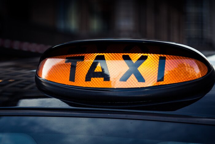 Bild Zeichen des Londoner Taxis