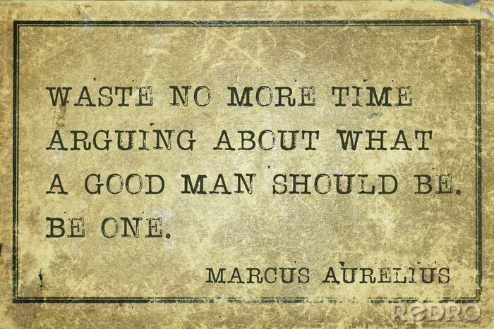 Bild Zitat über einen guten Mann