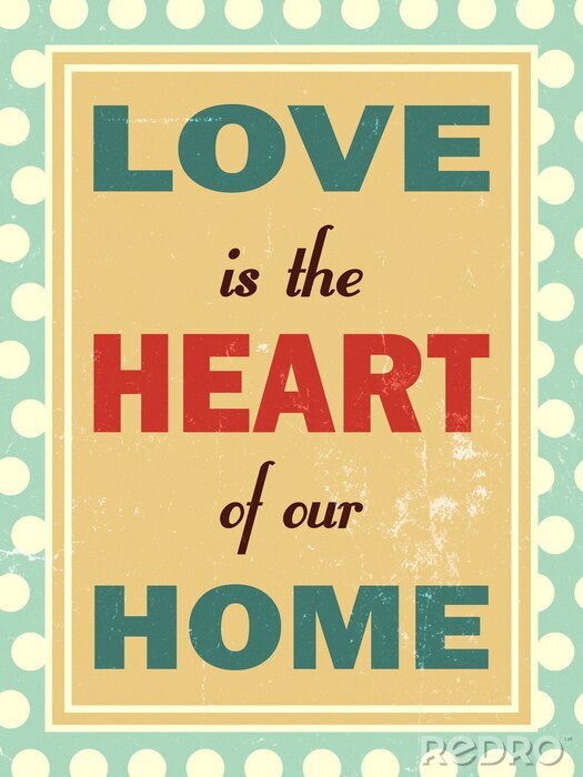 Bild Zitat über Liebe zu Hause